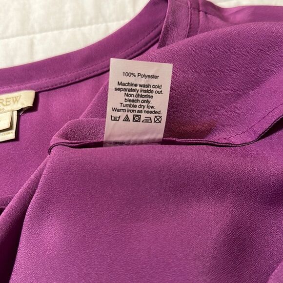 J. Crew 2 Magenta Pink Scoop Neck Lightweight Sleeveless Blouse Shell - Picture 10 of 10